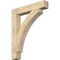 Ekena Millwork Thorton Block Rough Sawn Bracket, Douglas Fir, 6"W x 38"D x 46"H BKT06X38X46THR05RDF - alternate 1